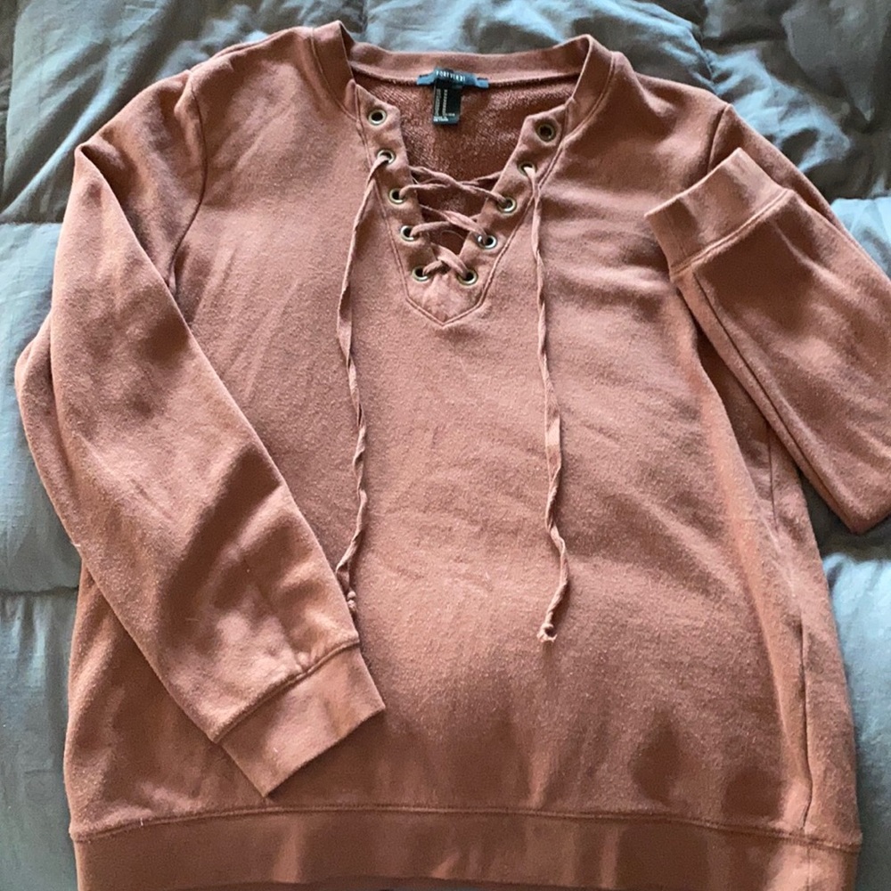 Terry cloth sweatshirt
